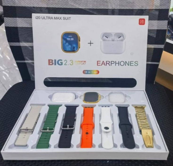 H20 Ultra 7 Strap With Airpods,i20 Ultra max suit With Airpod , Available All smart watch in low Rate , High Quality All smart watch