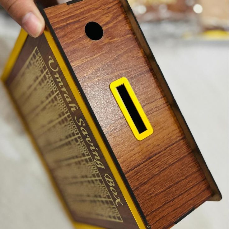 Umrah Saving Box - Wooden Islamic Money Saving Box 280 Day Umrah Saving Box Plan Turning Your Dreams Into Reality